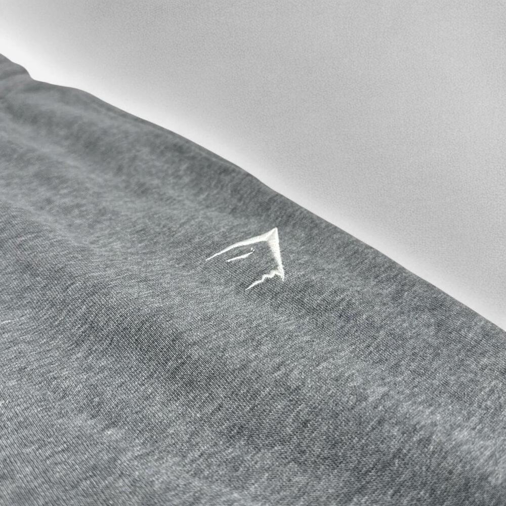 Gymshark Essential Fleece Jogger Sweatpants Gray Logo Men’s Large - Picture 5 of 7